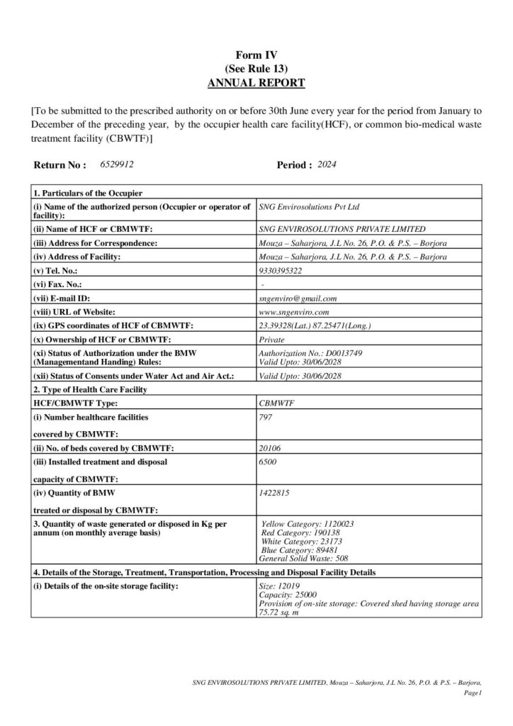 thumbnail of Online SNG BMW Annual Return (Form IV) 2024_Rev.250425