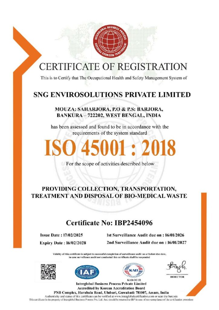 thumbnail of SNG ENVIROSOLUTIONS PRIVATE LIMITED OHSMS FINAL